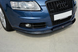 Maxton Design Front Splitter Audi A6 S-Line C6 by Maxton Design AU-A6-C6-SLINE-FD1G
