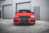 Maxton Design Front Splitter Audi S3 / A3 S-Line 8v Sedan / Cabrio by Maxton Design AU-S3-3-FD1G
