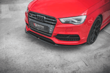 Maxton Design Front Splitter Audi S3 / A3 S-Line 8v Sedan / Cabrio by Maxton Design AU-S3-3-FD1G