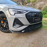 Front Splitter Audi e-Tron S-Line by Maxton Design AU-ETRON-1-SLINE-FD1G+FD1RG