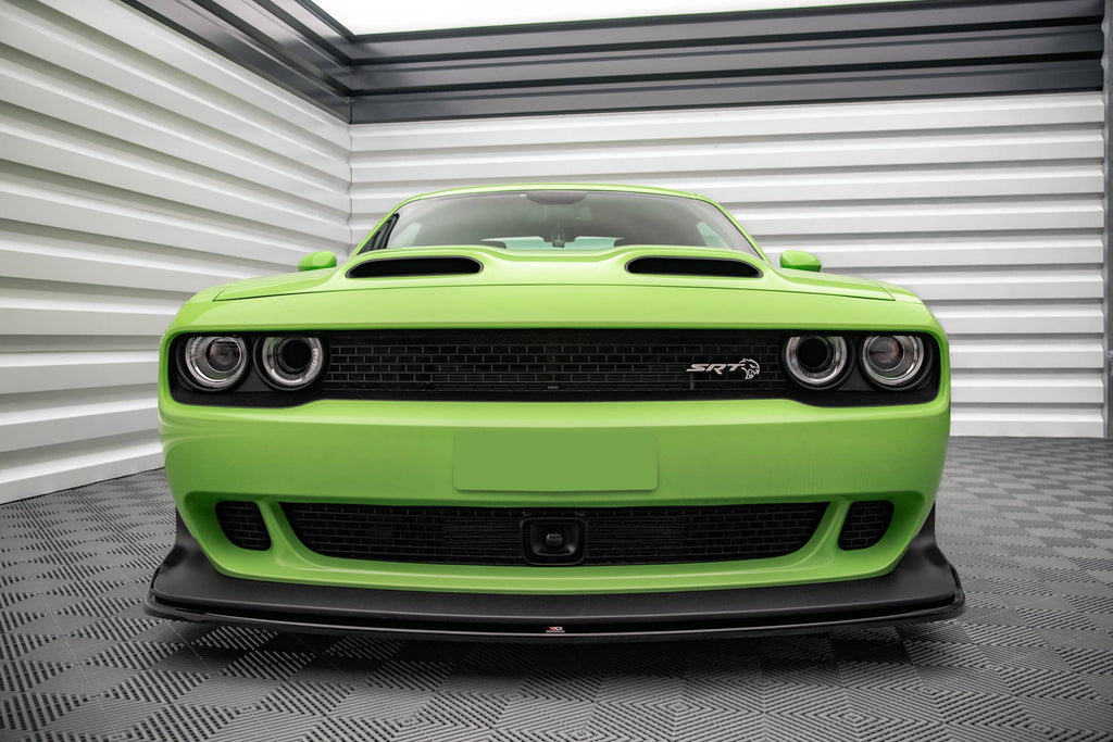 Maxton Design Front Splitter - Dodge Challenger SRT Hellcat Widebody ...