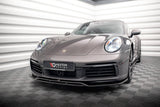 Maxton Design Front Splitter Porsche 911 Carrera 4S 992 by Maxton Design PO-911-992-CA-4S-FD1G+FD1RG