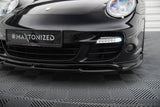 Maxton Design Front Splitter Porsche 911 Turbo 997 by Maxton Design PO-911-997-TURBO-FD1G+FD1RG