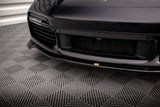 Maxton Design Front Splitter Porsche 911 Turbo S 992 by Maxton Design PO-911-992-TURBO-S-FD1G