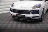 Maxton Design Front Splitter Porsche Cayenne Coupe Mk3 by Maxton Design PO-CAY-3-C-FD1G+FD1RG
