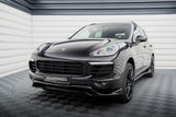 Maxton Design Front Splitter Porsche Cayenne Mk2 Facelift by Maxton Design PO-CAY-2F-FD1G+FD1RG