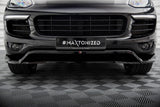 Maxton Design Front Splitter Porsche Cayenne Mk2 Facelift by Maxton Design PO-CAY-2F-FD1G+FD1RG