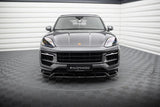 Maxton Design Front Splitter Porsche Cayenne SUV / Coupe Mk3 Facelift by Maxton Design PO-CAY-3F-FD1G+FD1RG