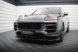 Maxton Design Front Splitter Porsche Cayenne SUV / Coupe Mk3 Facelift by Maxton Design PO-CAY-3F-FD1G+FD1RG