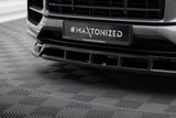 Maxton Design Front Splitter Porsche Cayenne SUV / Coupe Mk3 Facelift by Maxton Design PO-CAY-3F-FD1G+FD1RG