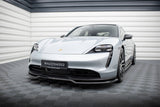 Maxton Design Front Splitter Porsche Taycan / Taycan 4 / Taycan 4S / Taycan GTS Mk1 by Maxton Design PO-TAY-1-FD1G
