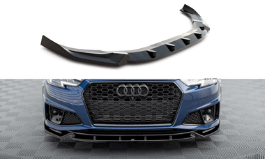 Maxton Design Front Splitter V.1 Audi S4 / A4 S-Line (Us My2019) by Maxton Design AU-A4-B9-COMP-FD1G