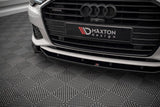 Maxton Design Front Splitter V.1 Audi A6 C8 by Maxton Design AU-A6-C8-FD1G
