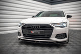 Maxton Design Front Splitter V.1 Audi A6 C8 by Maxton Design AU-A6-C8-FD1G