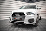 Maxton Design Front Splitter V.1 Audi Q3 S-Line 8U Facelift by Maxton Design AU-Q3-1F-SLINE-FD1G