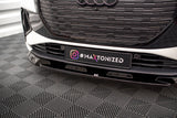 Maxton Design Front Splitter V.1 Audi Q4 E-Tron Sportback Mk1 by Maxton Design AU-Q4-ETRON-1-SB-FD1G