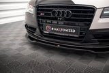 Maxton Design Front Splitter V.1 Audi S8 D4 by Maxton Design AU-A8-D4-SLINE-FD1G