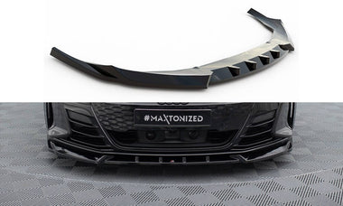 Maxton Design Front Splitter V.1 Audi E-Tron GT / Rs GT Mk1 by Maxton Design AU-ETRON-1-RS-FD1G