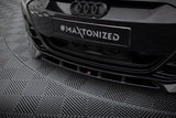 Maxton Design Front Splitter V.1 Audi E-Tron GT / Rs GT Mk1 by Maxton Design AU-ETRON-1-RS-FD1G