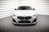 Maxton Design Front Splitter V.1 BMW 2 Coupe M-Pack / M240I G42 by Maxton Design BM-2-42-MPACK-FD1G
