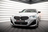 Maxton Design Front Splitter V.1 BMW 2 Coupe M-Pack / M240I G42 by Maxton Design BM-2-42-MPACK-FD1G