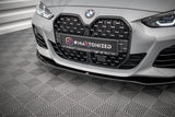 Maxton Design Front Splitter V.1 BMW 4 / I4 Gran Coupe M-Pack G26 by Maxton Design BM-4-G26-MPACK-GC-FD1G