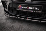 Maxton Design Front Splitter V.1 BMW X6 M F96 by Maxton Design BM-X6-F96-M-FD1G