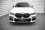 Maxton Design Front Splitter V.1 BMW X6 M-Pack G06 by Maxton Design BM-X6-06-MPACK-FD1G