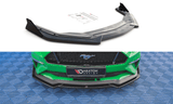 FRONT SPLITTER V.1 + FLAPS FORD MUSTANG GT MK6 FACELIFT by FORD FO-MU-6F-GT-FD1G+FSF