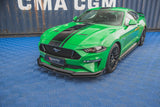 FRONT SPLITTER V.1 + FLAPS FORD MUSTANG GT MK6 FACELIFT by FORD FO-MU-6F-GT-FD1G+FSF