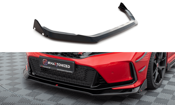 FRONT SPLITTER V.1 + FLAPS HONDA CIVIC TYPE-R MK 11 by HONDA HO-CI-11-TYPE-R-FD1G+FSF1B