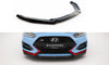 Maxton Design Front Splitter V.1 - Hyundai Veloster N Mk2 - Gloss Black