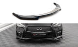 Maxton Design Front Splitter V.1 Infiniti Q50 S Mk1 by Maxton Design IN-Q50S-1-FD1G
