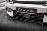 Maxton Design Front Splitter V.1 Kia Ev6 Gt-Line Mk1 by Maxton Design KI-EV6-1-GTLINE-FD1G