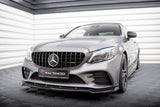 Maxton Design Front Splitter V.1 Mercedes-AMG C43 Coupe / Sedan C205 / W205 Facelift by Maxton Design ME-C-205F-43-C-FD1G