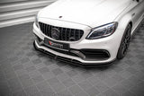 Maxton Design Front Splitter V.1 Mercedes-AMG C63 Coupe C205 Facelift by Maxton Design ME-C-205F-AMG-C-FD1G