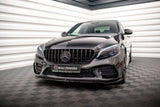 Maxton Design Front Splitter V.1 Mercedes-Benz C AMG Line / Coupe W205 / C205 Facelift by Maxton Design ME-C-205F-AMGLINE-C-FD1G