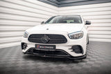 Maxton Design Front Splitter V.1 Mercedes-Benz E AMG-Line W213 Facelift by Maxton Design ME-E-213F-AMGLINE-FD1G