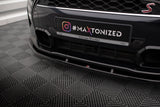 Maxton Design Front Splitter V.1 MINI Cooper S F56 Facelift by Maxton Design MC-S-3F-56-JCW-FD1G
