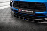 Maxton Design Front Splitter V.1 Porsche Macan Mk1 by Maxton Design PO-MA-1-FD1G