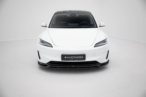 Maxton Design Front Splitter V.1 - Tesla Model 3 Performance Mk1 ...