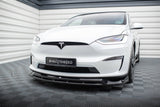 FRONT SPLITTER V.1 TESLA MODEL X MK1 FACELIFT by TESLA TE-MODELX-1F-FD1G+FD1RG