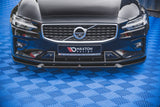 Maxton Design Front Splitter V.1 Volvo S60 R-Design Mk3 by Maxton Design VO-S60-3-RDESIGN-FD1G