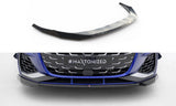 Maxton Design Front Splitter V.2 Audi A3 S-Line Sedan / S3 Sedan 8Y Facelift by Maxton Design AU-S3-8YF-S-FD2G