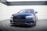 Maxton Design Front Splitter V.2 Audi S4 / A4 S-Line (Us My2019) by Maxton Design AU-A4-B9-COMP-FD2G