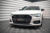 Maxton Design Front Splitter V.2 Audi A6 C8 by Maxton Design AU-A6-C8-FD2G