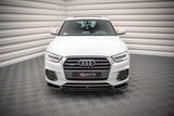 Maxton Design Front Splitter V.2 Audi Q3 S-Line 8U Facelift by Maxton Design AU-Q3-1F-SLINE-FD2G+FD2RG