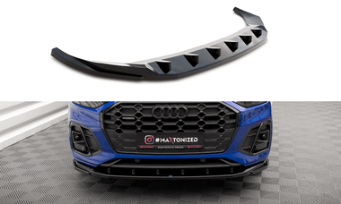 Maxton Design Front Splitter V.2 Audi Sq5 / Q5 S-Line SUV / Sportback Mk2 Facelift by Maxton Design AU-SQ5-2F-SB-FD2G