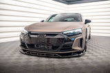 Maxton Design Front Splitter V.2 Audi E-Tron GT / Rs GT Mk1 by Maxton Design AU-ETRON-1-RS-FD2G+FD2RG