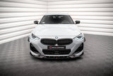 Maxton Design Front Splitter V.2 BMW 2 Coupe M-Pack / M240I G42 by Maxton Design BM-2-42-MPACK-FD2G